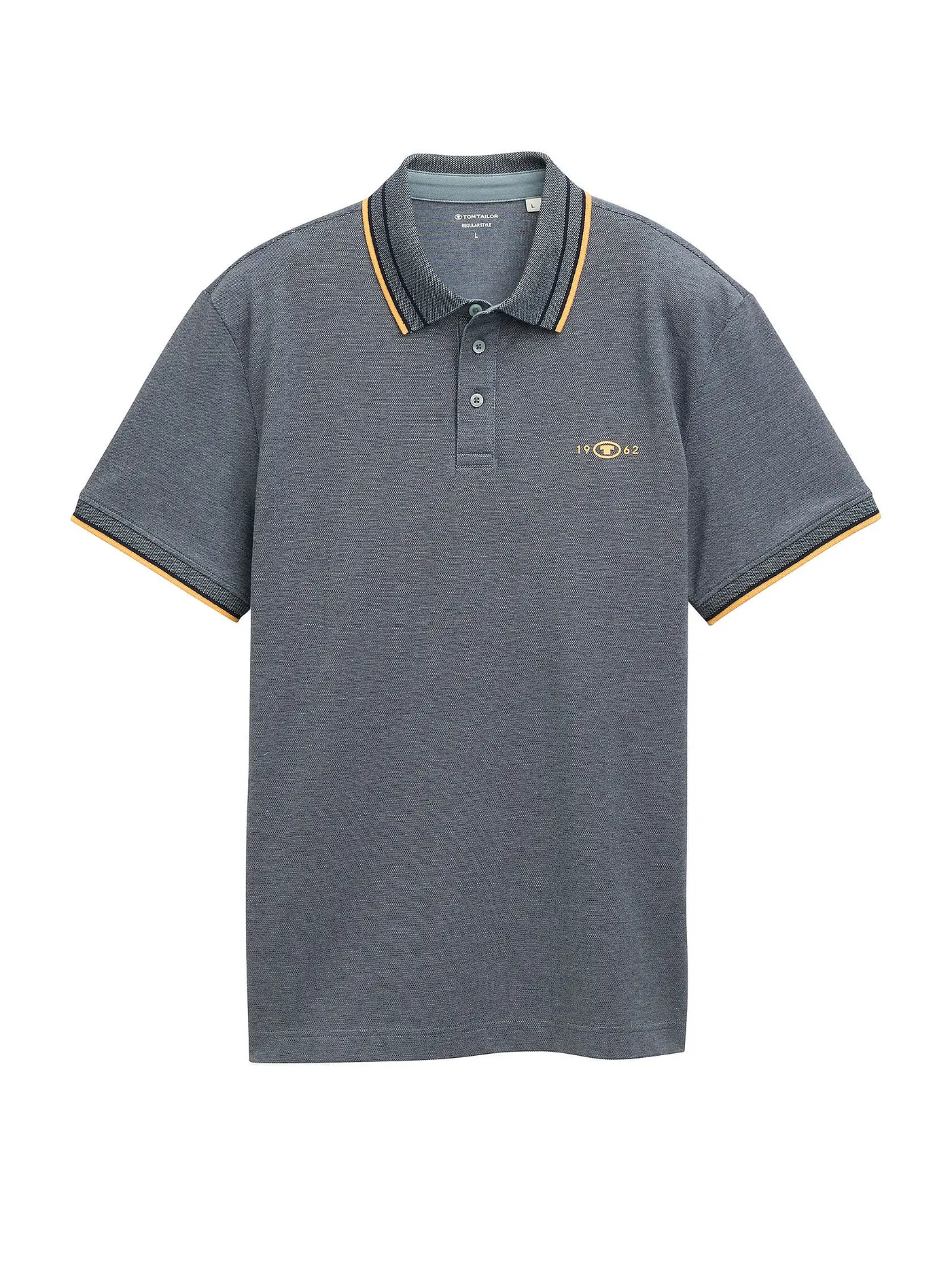 TOM TAILOR | Poloshirt | grau